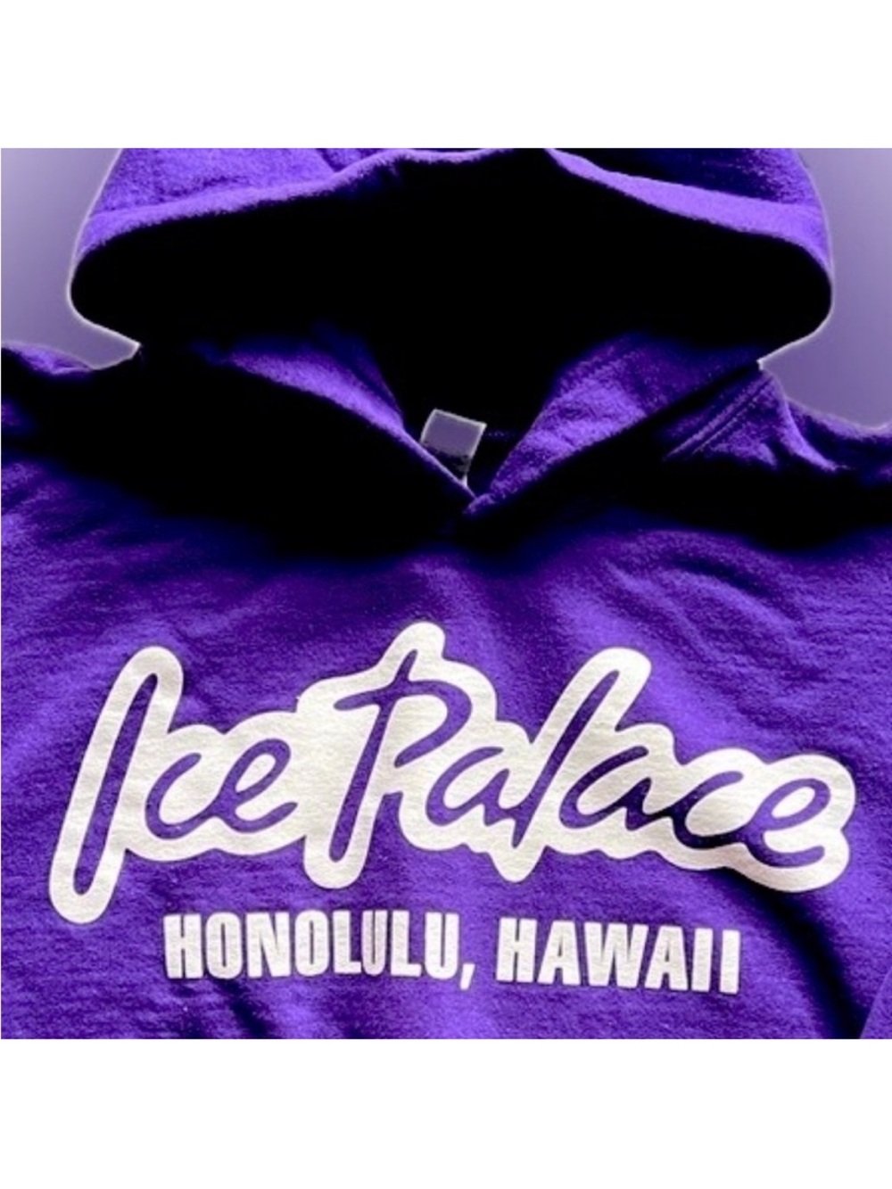 Ice Palace Hoodie Sweater soft fabric in purple